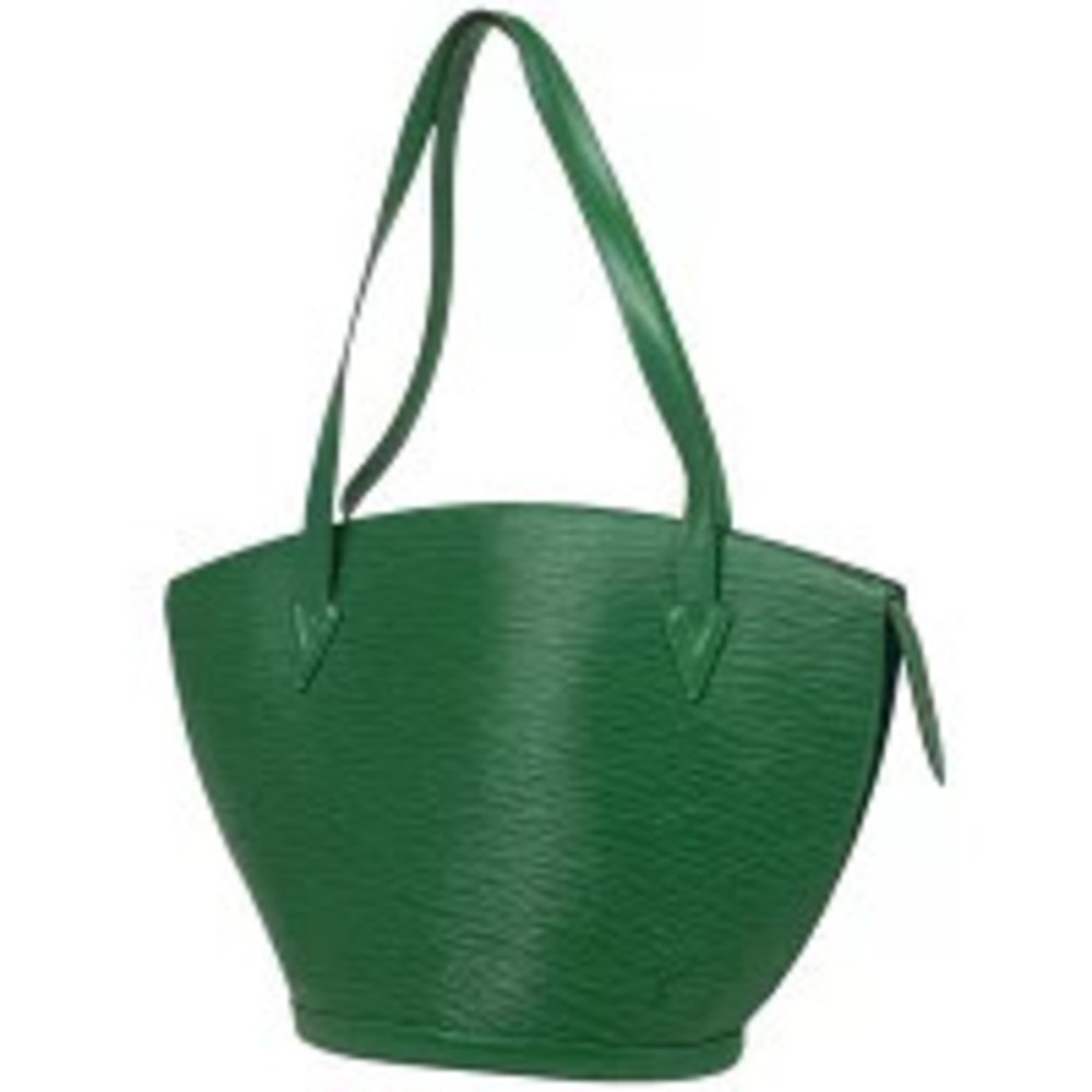 Louis Vuitton Saint Jacques Shopping Shoulder Bag Tote Epi Leather Borneo Green